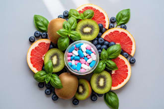 develop food and vitamin formulations and provide product development
