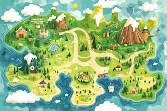 map illustration vector illustration vector map