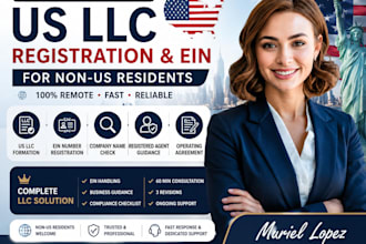 register a US llc and obtain ein for non US residents