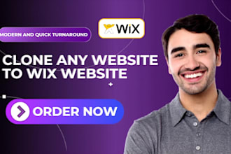 clone wix website copy wix website duplicate any website to wix website design