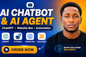 build ai chatbot, ai agent, chatgpt chatbot, website chatbot and automation