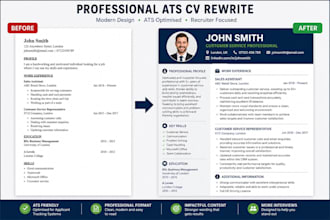 rewrite and optimise your CV resume for ats jobs