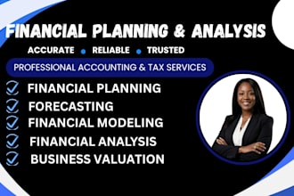 do financial analysis and financial forecasting, bookkeeping