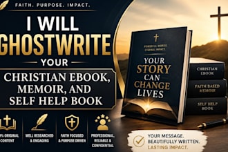 ghostwrite your christian ebook, memoir, and self help book