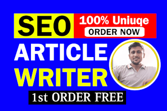 write premium human written SEO articles for your blog