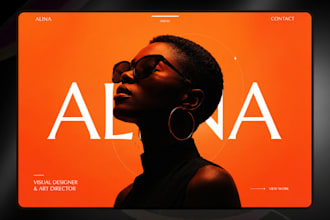 design an outstanding portfolio website and resume