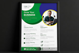 create modern and eye catching flyer design