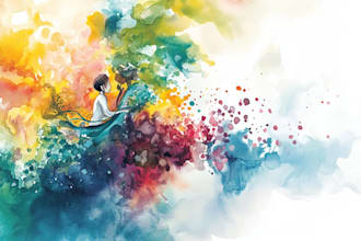 do a watercolor illustration