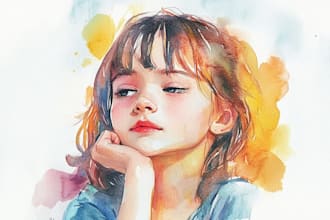illustrate custom watercolor illustration for you