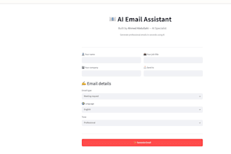 build you a custom ai email assistant or automation tool