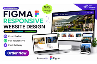 design professional website UI UX in figma with prototype