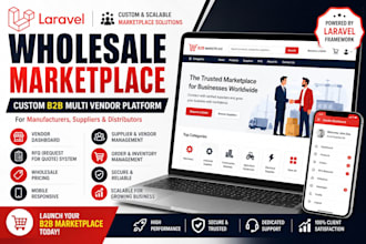 laravel wholesale marketplace for manufacturers suppliers shopify marketplace