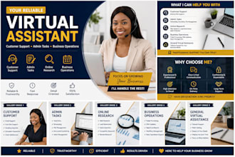 manage your customer support, admin tasks and business operations as a VA