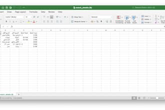 scrape data from any website and deliver in excel