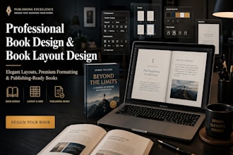 do professional book design and book layout design