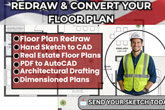 redraw and convert your floor plan