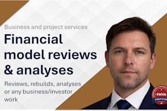 review and improve your financial model or pitch deck