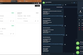 build a real time marketplace monitor and automated alert bot