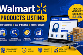 do walmart marketplace listing for your products