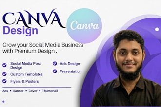 create professional canva graphic designs