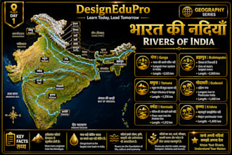 create hindi english bilingual educational infographic slides