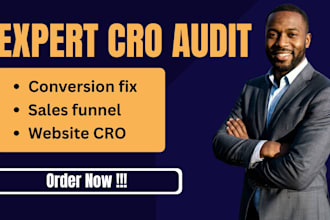 audit your landing page,shopify store to increase conversion