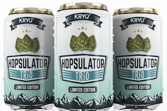 make beer can, energy drink or product label design