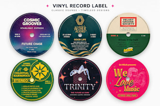 design 3d vinyl album cover design record cd and album cover artwork for music