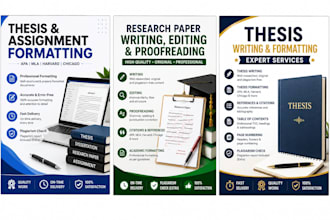 professionally format research papers, thesis and documents