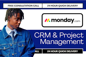 monday com board setup customization templates forms dashboards crm automation