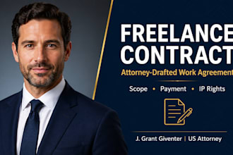 draft an ironclad freelance contract and work agreement