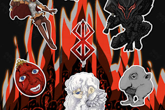 draw a chibi illustration or sticker for you