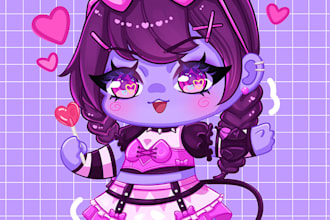 draw cute chibi illustrations