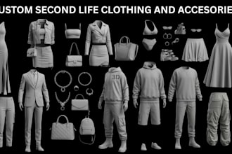 design custom second life clothing mesh for maitreya, legacy and reborn babies