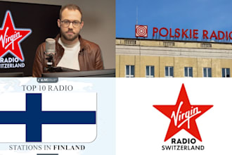 airplay your song on poland, switzerland, finland radio live