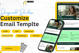 design and develop a custom email template for your brand