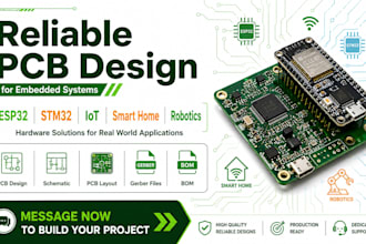 reliable pcb design for esp32 stm32 iot robotics smart home embedded systems bom
