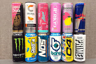 design beer can label and beverage packaging with logo