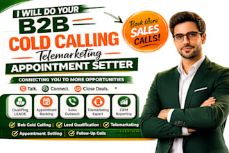 do your b2b cold calling telemarketing appointment setter