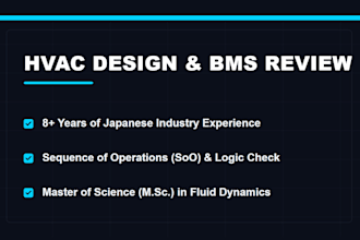 review your hvac design and bms control system logic