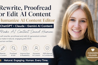 rewrite proofread or edit ai claude gemini ai content humanize ai content editor