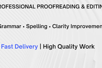 proofread, rewrite, and improve your english writing