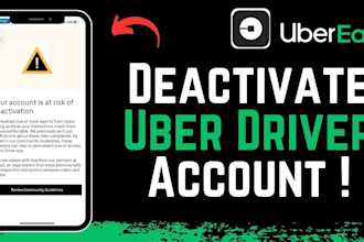 reactivate your deactivated uber, uber eat, spark, amazon flex account