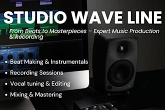 create beats mix and master them clean audios on podcasts