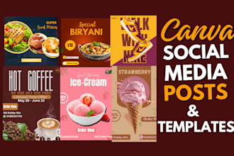 design editable canva posts and templates