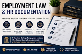 draft employment contracts HR policies and labour law documents