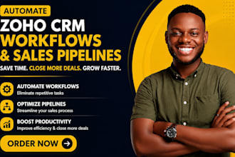 automate zoho CRM workflows and sales pipelines
