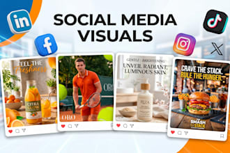 design social media posts and ad creatives