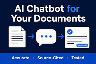 build an ai chatbot that answers questions from your documents