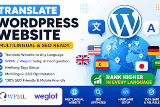 translate wordpress website multilingual SEO wpml weglot hreflang setup